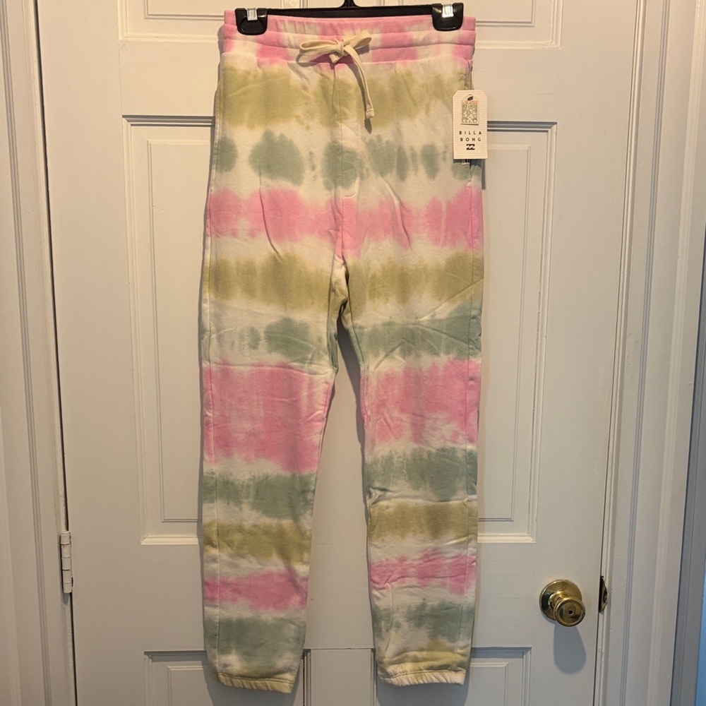 Billabong Tie-Dye Joggers - Pink, Green